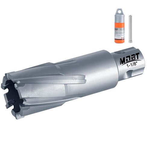 TCT Annular Cutter, 1-1/4" Diameter and 2INCH Depth, Universal Shank Compatible with 3/4" Weldon Shark and Other Standard Tool Holder in Saudi Arabia
