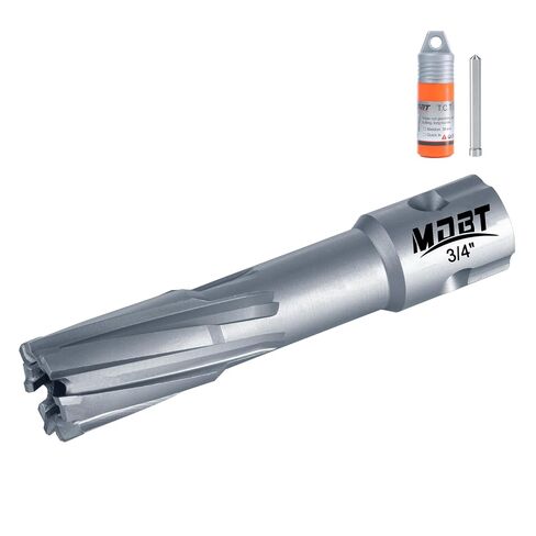 TCT Annular Cutter, 1-1/4" Diameter and 2INCH Depth, Universal Shank Compatible with 3/4" Weldon Shark and Other Standard Tool Holder in Saudi Arabia