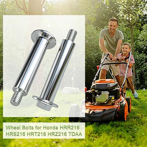 2 Pack 90102-VG3-000 Wheel Shaft Bolts for Honda HRR216 HRS216 HRR2169VKA HRT2162TDA Lawn Mower Bolts, HRR2169VKA Drive Rear Wheel Bolts Replacement Part for Honda # 90102-VG3-000 in Saudi Arabia