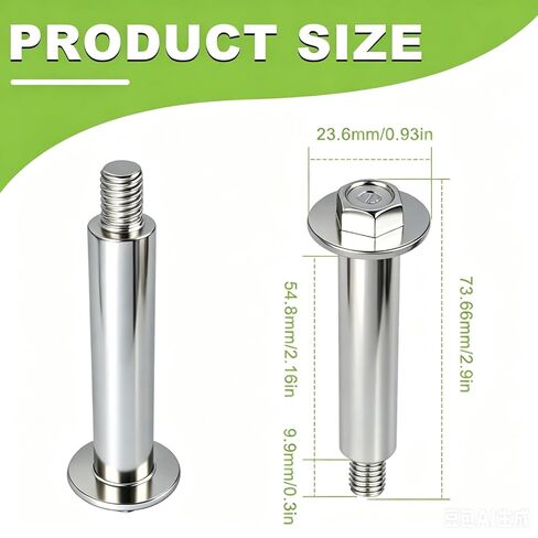 2 Pack 90102-VG3-000 Wheel Shaft Bolts for Honda HRR216 HRS216 HRR2169VKA HRT2162TDA Lawn Mower Bolts, HRR2169VKA Drive Rear Wheel Bolts Replacement Part for Honda # 90102-VG3-000 in Saudi Arabia