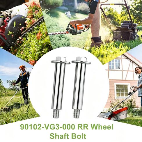 2 Pack 90102-VG3-000 Wheel Shaft Bolts for Honda HRR216 HRS216 HRR2169VKA HRT2162TDA Lawn Mower Bolts, HRR2169VKA Drive Rear Wheel Bolts Replacement Part for Honda # 90102-VG3-000 in Saudi Arabia