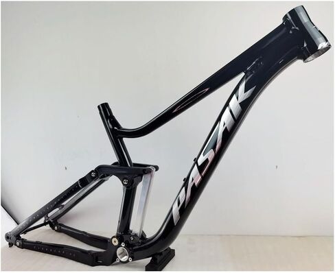 Trail Mountain Bike Frame 27.5er/29er Dh/xc/am MTB Suspension Frame Boost Thru Axle 12x148mm Disc Brake Frame, Black, 16'' in Saudi Arabia