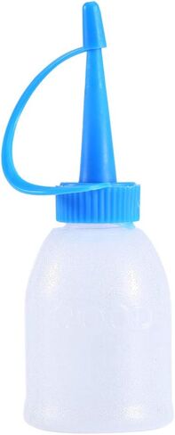 6Pcs 30ML Plastic Squeeze Bottle with Long Needle Tip Dispenser for Glue Oil Gel Industrial Use Empty Applicator Bottle DIY Crafts Precision Tip in Saudi Arabia
