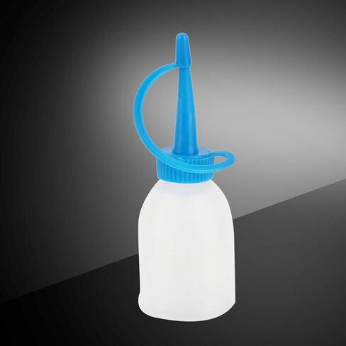 6Pcs 30ML Plastic Squeeze Bottle with Long Needle Tip Dispenser for Glue Oil Gel Industrial Use Empty Applicator Bottle DIY Crafts Precision Tip in Saudi Arabia