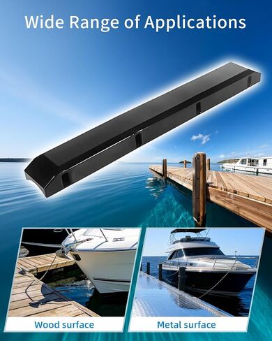 OCEANBROAD Dock Piling Bumpers 2 Pack، 48 بوصة حماية عمودية من الدرجة البحرية، 6.2 بوصة × 3.5 بوصة واقيات حاجز PVC قابلة للنفخ للأعمدة والدعائم، مع أجهزة من الفولاذ المقاوم للصدأ، سهلة التركيب in Kuwait