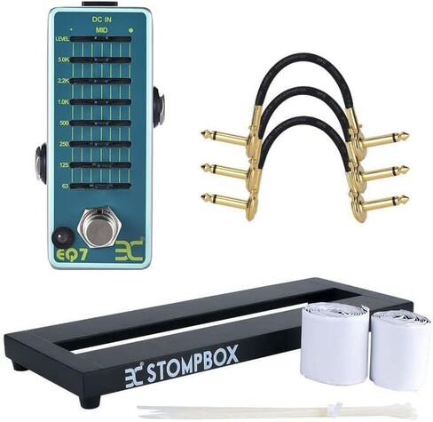 دواسة EX 7 Band Mini EQ ولوحة دواسة صغيرة مقاس 14 بوصة وحزمة كابل التصحيح in Kuwait