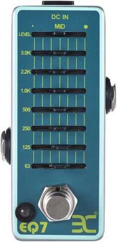 دواسة EX 7 Band Mini EQ ولوحة دواسة صغيرة مقاس 14 بوصة وحزمة كابل التصحيح in Kuwait