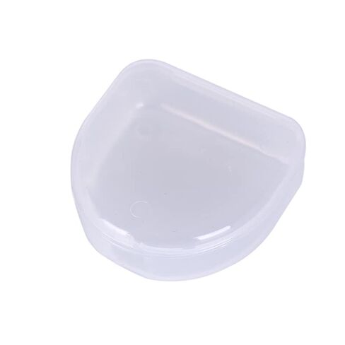 1pc dental box denture teeth storage case mouth guard container 6.4x6.5x2.5cm in Kuwait
