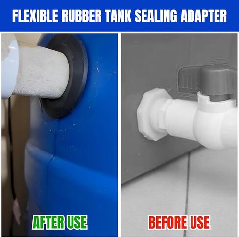 1" Flexible Rubber Tank Sealing Adapter Compression Fitting, 8 Pack | 1inch-8pc in Kuwait