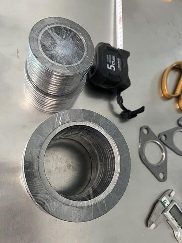 Gemmy Heart Not ASME Spiral Wound Gasket with SS304 Inner Ring,Graphite Filled,5Pcs 1" DN25 (5Pcs 1" DN25) in Kuwait