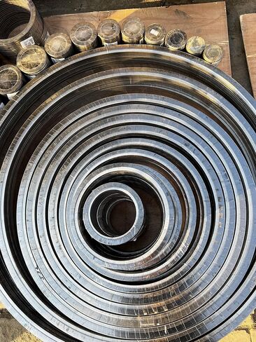 Gemmy Heart Not ASME Spiral Wound Gasket with SS304 Inner Ring,Graphite Filled,5Pcs 1" DN25 (5Pcs 1" DN25) in Kuwait