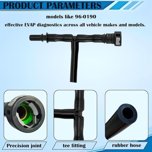 96-0190 Professional EVAP Leak Detection Kit, Universal Low-Pressure Adapters for Smoke Machine Diagnostics in Kuwait