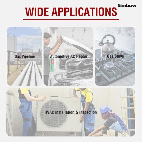 HVAC Refrigerant Leak Detector with PPM &%LEL, WJL-6000PRO Combine A2L Freon Leak Detector Upgraded All-Metal Probe Audible & Visual Alarms for R454B R22 R134a in Kuwait