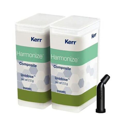 Kerr Dental 36582 Harmonize Universal Composite Unidose Tips Enamel A3.5 20/Pk 0.25 Gm in Kuwait