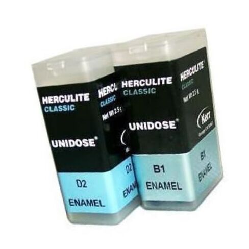 Kerr Dental 33123 Herculite Classic Unidose Compules Enamel C1 0.25 Gm 20/Pk in Kuwait