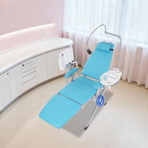 Foldable Chair with Adjustable Lamp and 110 to 185 Degree Recline Foldable Chair for Studio in Kuwait