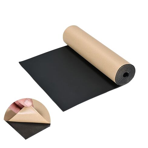 NYXOVA Neoprene Foam Sheet 1/8" x 12" x 24" with Adhesive Backing, High Density Closed Cell Foam for DIY Crafts, Gaskets, Sealing, Weatherproofing, Sound & Vibration Dampening in Kuwait