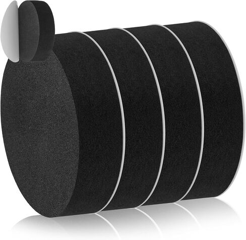 4 Pcs 1" Thick Foam Padding Sheet with Adhesive Backing 4 Inches Self Stick Neoprene Insulation Foam Sheet Black for Furniture Cars Speakers in Kuwait