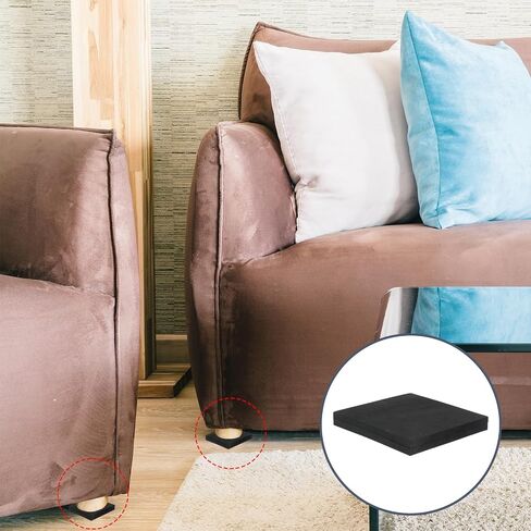 4 Pcs Self Stick Neoprene Insulation Foam 3/4" Thick Foam Padding Sheet 6 Inch X 6 Inch Anti Vibration Foams Rubber Pads with Adhesive Backing for Furniture Speakers Cars in Kuwait