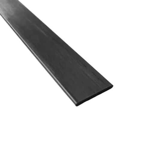 500mm Pultruded Carbon Fiber Strip, Height 0.3mm to 1.2mm, Width 3mm to 8mm, 10pcs (0.3mm x 3.0mm) in Kuwait