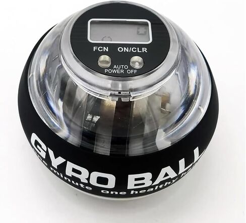 Torque Ball with Counter - Wrist Power Gyro Ball for Forearm Strengthener, Grip Strength Trainer, Hand Strengthening Exerciser, Wrist Trainer Balls with Auto-Start LED Lights in Kuwait