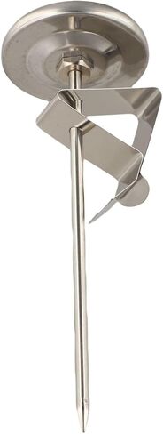 2-Piece Stainless Steel Milk Frothing Thermometer for Baristas, 1.73-Inch Fog-Resistant Dial, 30°F–210°F Range with Optimal Chocolate & Coffee Temperature Zones, Includes Adjustable Pitcher Clip in Kuwait