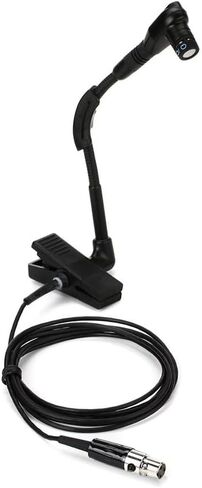 Generic Replacement Clip-on Instrument Microphone for AKG Saxophone Microphone, Condenser, Gooseneck with Mini 3 Pins XLR Connector, black in Saudi Arabia