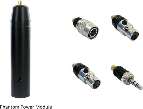 Professional Violin Microphone - Clip-On Wireless System with 4 Connectors & Phantom Power in Kuwait
