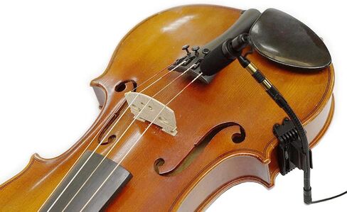 Professional Violin Microphone - Clip-On Wireless System with 4 Connectors & Phantom Power in Kuwait