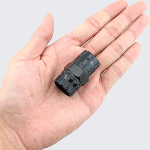 Bike Freewheel and Cassette Lockring Remover Tool Bicycle Multifunctional 2 in 1 Maintenance Utensil Carbon Steel Material in Kuwait