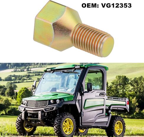 ECSiNG 5pcs 7/16-20 Wheel Bolts VG12353 Compatible with John Deere Gator 4X2, 4X2 Trail XUV825E, XUV825M in Kuwait