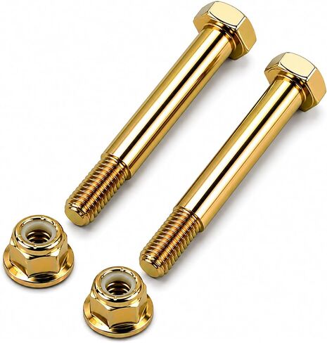 CheeMuii 4 Pack 137644 193406 Mower Deck Wheels Bolts and Nuts Kit Lawn Mower Deck Wheel Bolt Replace for 137644 184219 193406 532137644 738-3056 938-3056 73930600, Etc in Kuwait