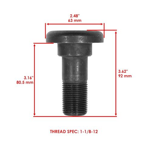 Caltric 63607 68237 7919BH مجموعة مسامير الشفرة متوافقة مع Bush Hog 105 1050HS 1050R 109 1109 1126 1166 12 12010 12012 1206 1207 1209 220 1226 12512 1256 1257 in Kuwait