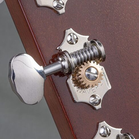 Waverly High Ratio Guitar Tuners with Butterbean Knobs for Solid Pegheads, Nickel, 3L/3R (14060) in Kuwait