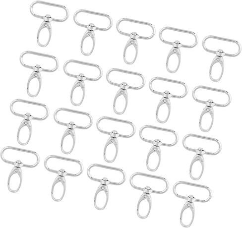 20Pcs Zinc Alloy Bag Clasps, Swivel Trigger Clips Keychain Hooks with 4 Sizes for DIY Projects, Daily Carry, Handbags, Luggage, Outdoor Gear, Crafts, and More in Kuwait