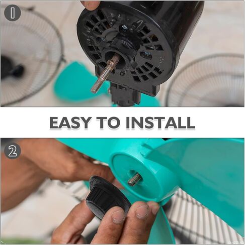 4Pcs Fan Nut Covers Plastic Caps for Easy Installation Compatible with Various Floor Fan Models Minimize Vibration Secure Blade in Kuwait