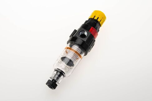 Parker 14E11B18FC Mini Piggyback Filter Regulator | 1/4" NPT Compressed Air Prep Combo | 5 Micron | 0-125 PSI w/Gauge | Poly Bowl & Twist Drain | 16 SCFM Flow in Kuwait