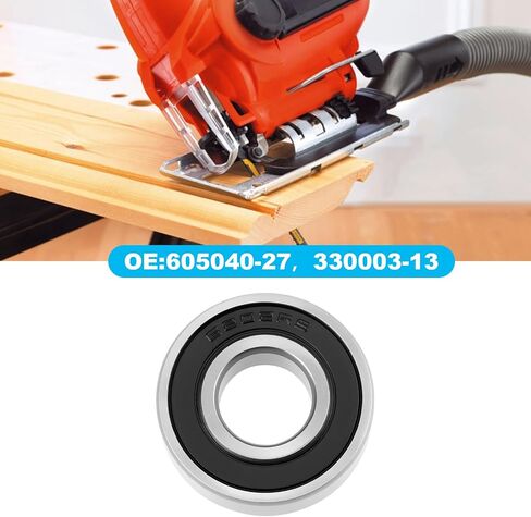 2PCS Miter Saw Ball Bearings 605040-27 6202RS 15x35x11mm Compatible with Black and Decker D24000 D28474W Cutting Tools in Kuwait