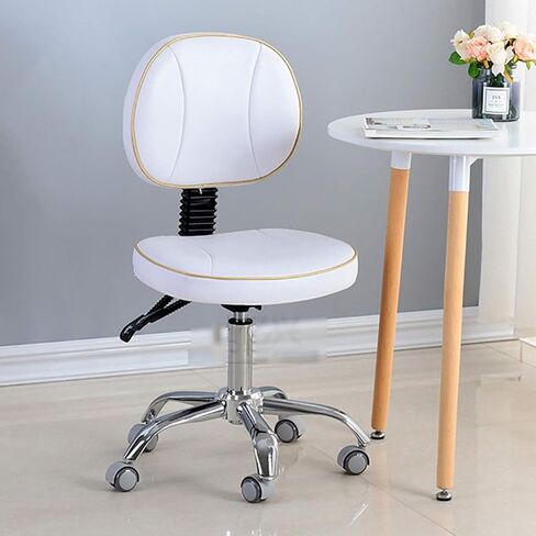 Dental Assistant Chairs, Ergonomic Rolling Stool 360°Rotating Bar Chair Hydraulic Gas Lift Swivel Stool,Multi-Purpose Office Desk Chair, for Barber Shop, Nail Salon,Labs in Kuwait