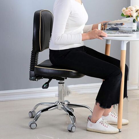 Dental Assistant Chairs, Ergonomic Rolling Stool 360°Rotating Bar Chair Hydraulic Gas Lift Swivel Stool,Multi-Purpose Office Desk Chair, for Barber Shop, Nail Salon,Labs in Kuwait