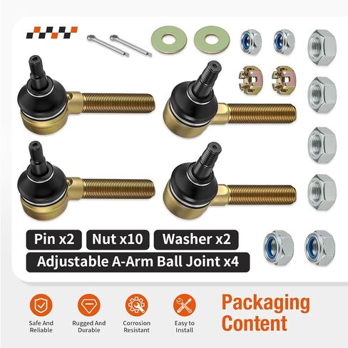 قابل للتعديل A-الذراع وصلات كروية لهوندا TRX450R TRX450ER 2006-2014 51350-HP1-600 51360-HP1-600 51370-HP1-600 51380-HP1-600 in Kuwait