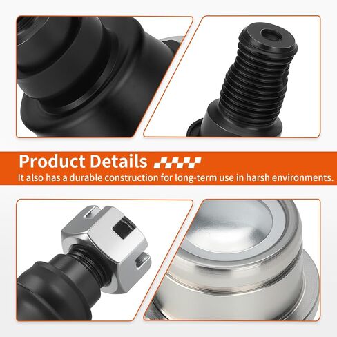 2Pcs Upper or Lower Ball Joints For Honda Rancher Foreman Rubicon Pioneer 350 400 420 450 500 520 650 680 700 700-4 1000 1000-5 1998-2024 51375-HP5-601 51355-HN0-A01 in Kuwait