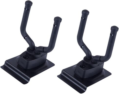 2pcs Guitar Wall Mount Hooks for String Instruments and Folk Guitars Lightweight Plastic Bracket Hangers with Sturdy Groove Plate Design for Home or Studio in Kuwait