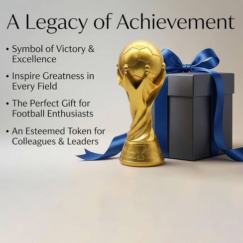 8.4 Inch Soccer Trophy for Team Awards, Championship & Finals, Desk Display Gift in Kuwait