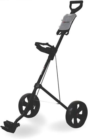 Jef World Of Golf Deluxe Steel Golf Cart, Black in Kuwait