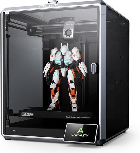Creality K1 Max 3D Printer, 600mm/s Max High-Speed with Dual Cooling, Smart AI Function, Auto Leveling and Out of the Box, 300x300x300mm Large Print Volume 3D Printer, Ideal for Pros & Hobbyists in Kuwait