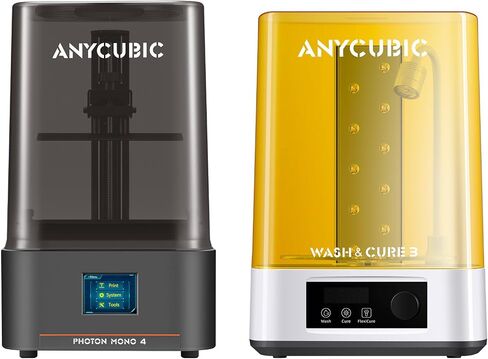 ANYCUBIC Photon Mono 4 and Wash & Cure 3.0, Resin 3D Printer Bundle in Kuwait