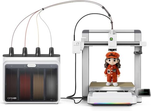 Creality SPARKX i7 Combo 3D Printer, Beginner-Friendly Multi-Color 3D Printer with AI Camera, Auto Leveling, Automatic Filament System, Direct Drive Extruder, WiFi Monitoring, 260×260×255mm in Kuwait