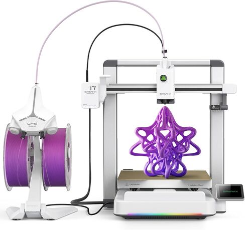 Creality SPARKX i7 Combo 3D Printer, Beginner-Friendly Multi-Color 3D Printer with AI Camera, Auto Leveling, Automatic Filament System, Direct Drive Extruder, WiFi Monitoring, 260×260×255mm in Kuwait