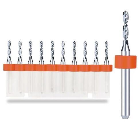 2.0mm PCB Drill Bits 3.175mm Shank Import Carbide Gun Bit for Print Circuit Board Drilling Tool 10Pcs in Saudi Arabia